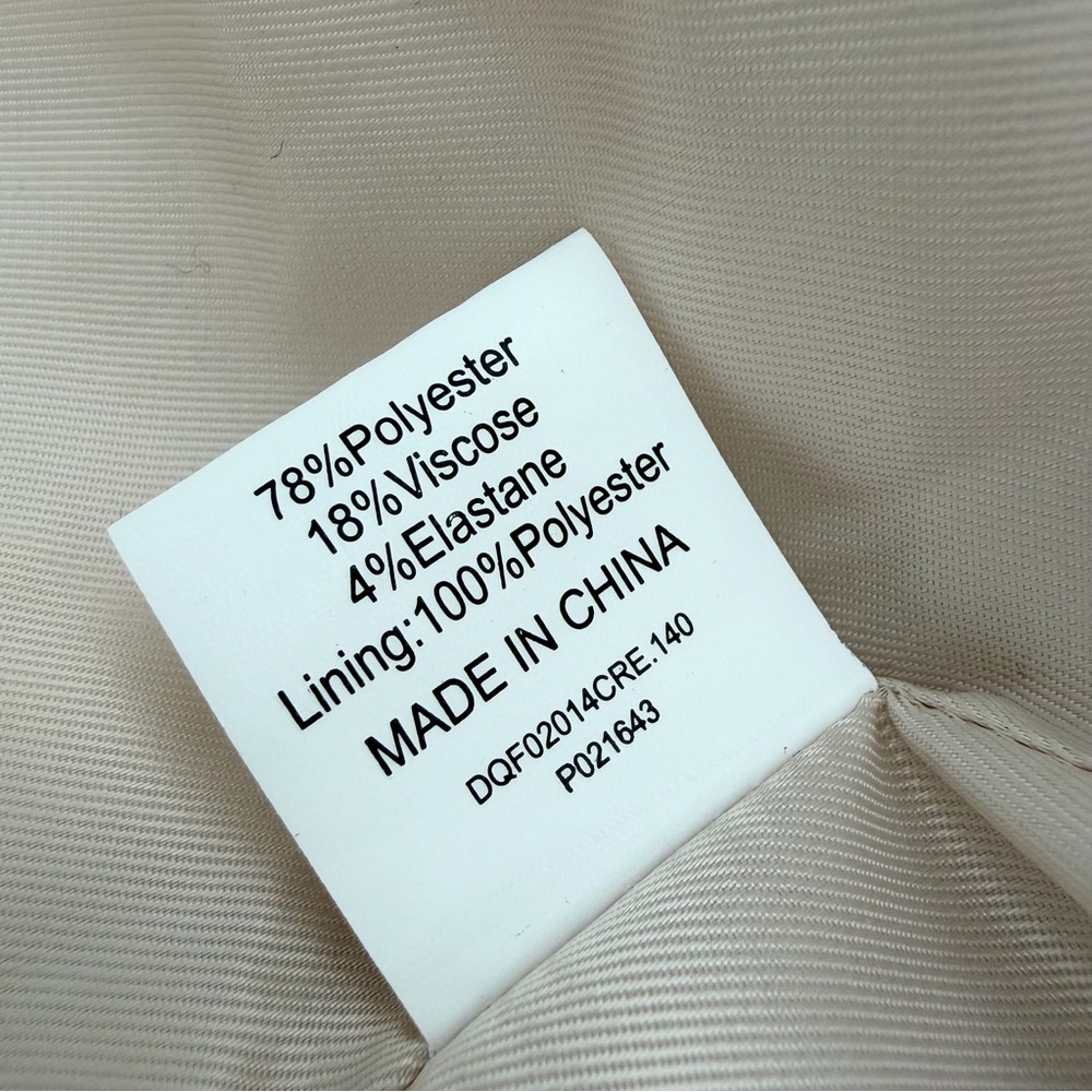 DISSH Kirby Cream Blazer Size 12 NWT - Picture 10 of 11
